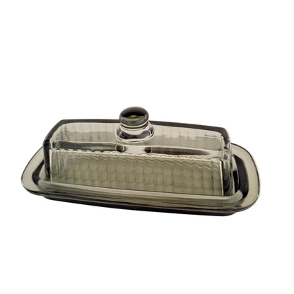Glass Butter Dish w/Lid| Home Decor - Rustike Home