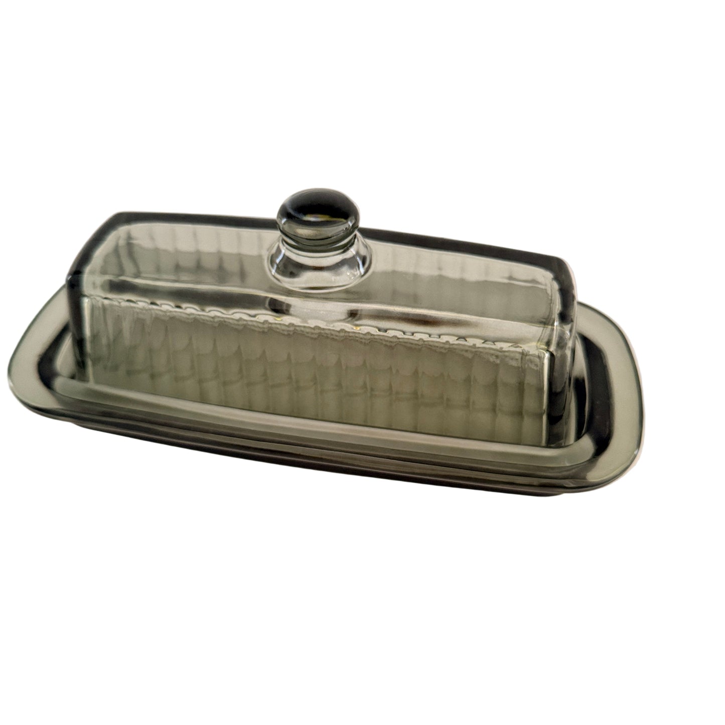 Glass Butter Dish w/Lid| Home Decor - Rustike Home