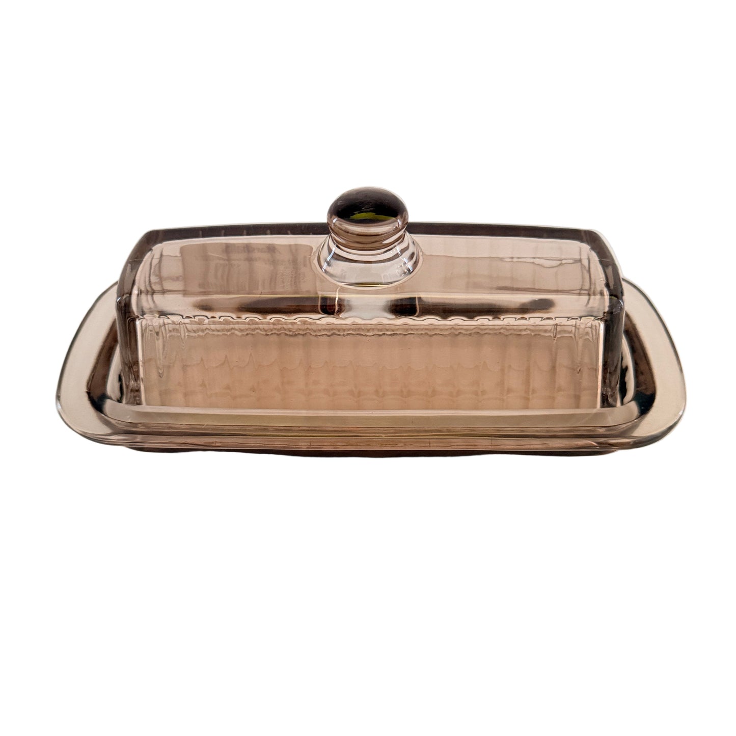 Glass Butter Dish w/Lid| Home Decor - Rustike Home