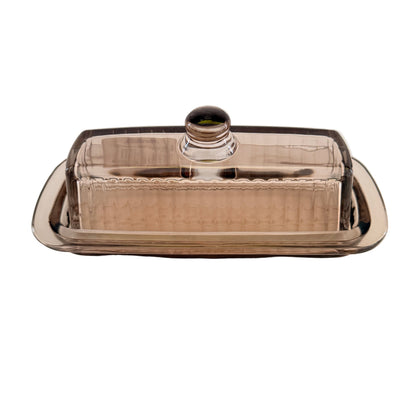 Glass Butter Dish w/Lid| Home Decor - Rustike Home