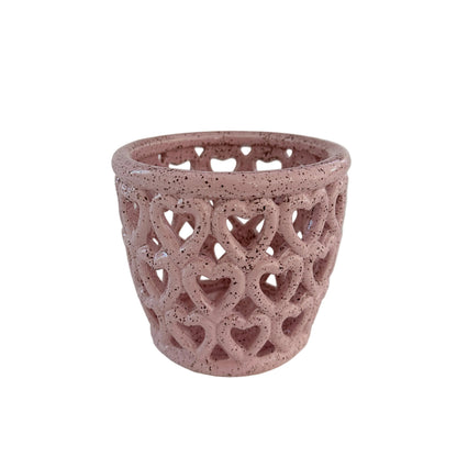 Cherished Pink Hearts Orchid Pot