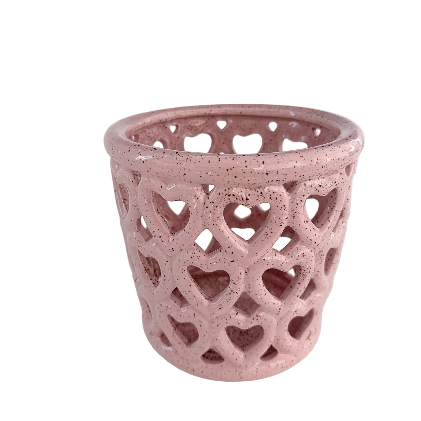 Cherished Pink Hearts Orchid Pot