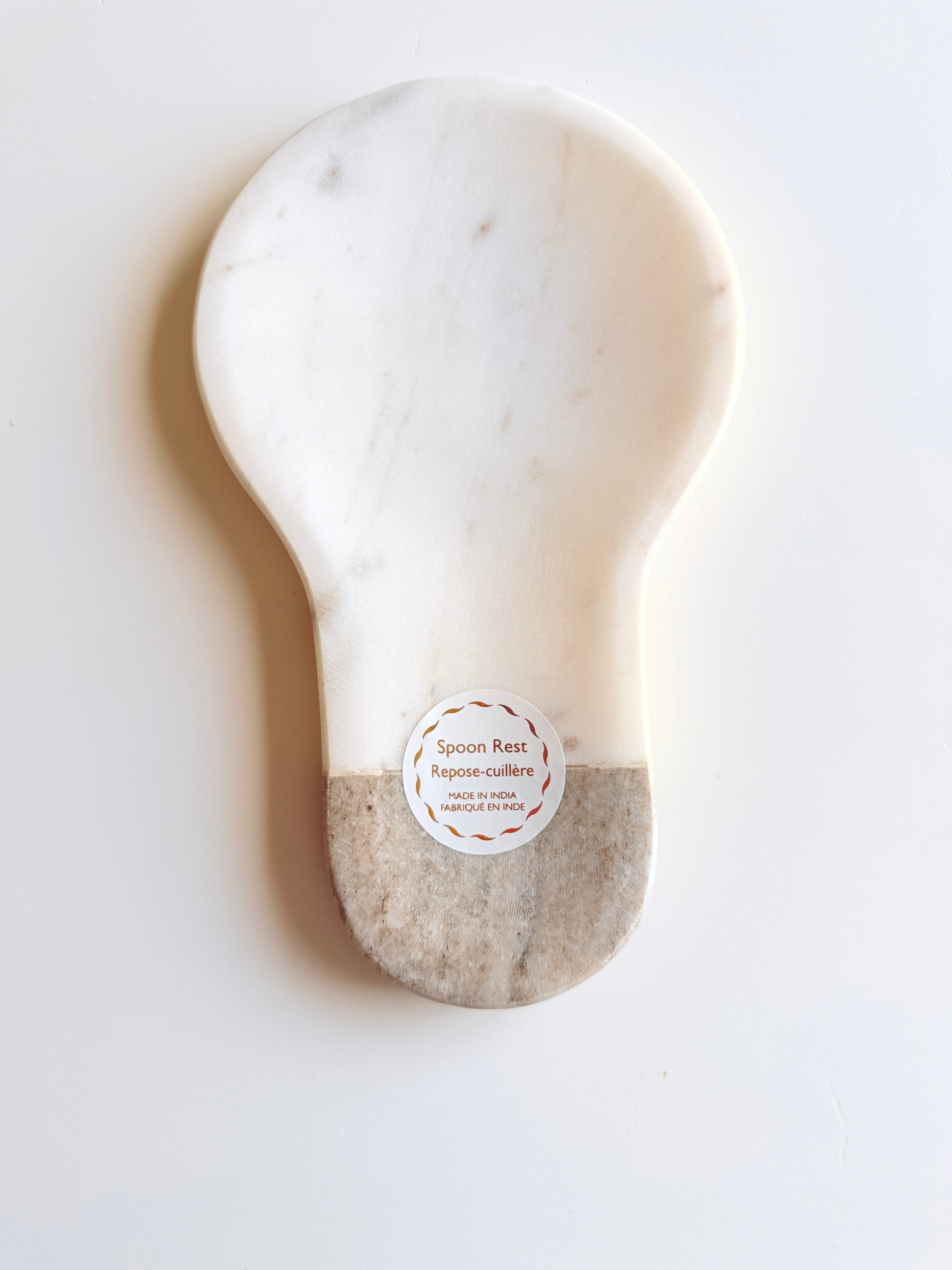 Kitchen Marble & Beige Stone Spoon Rest | Natural Stone - Rustike Home