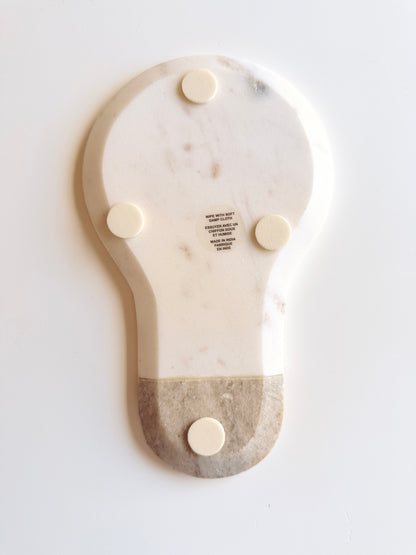 Kitchen Marble & Beige Stone Spoon Rest | Natural Stone - Rustike Home