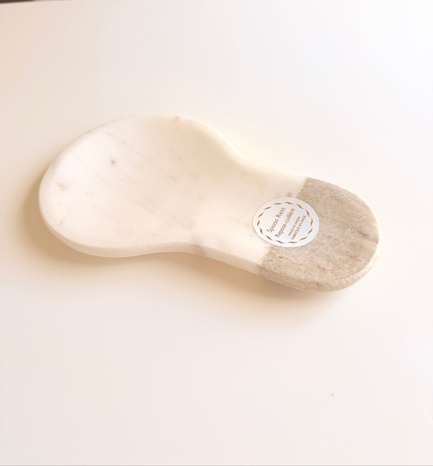 Kitchen Marble & Beige Stone Spoon Rest | Natural Stone - Rustike Home