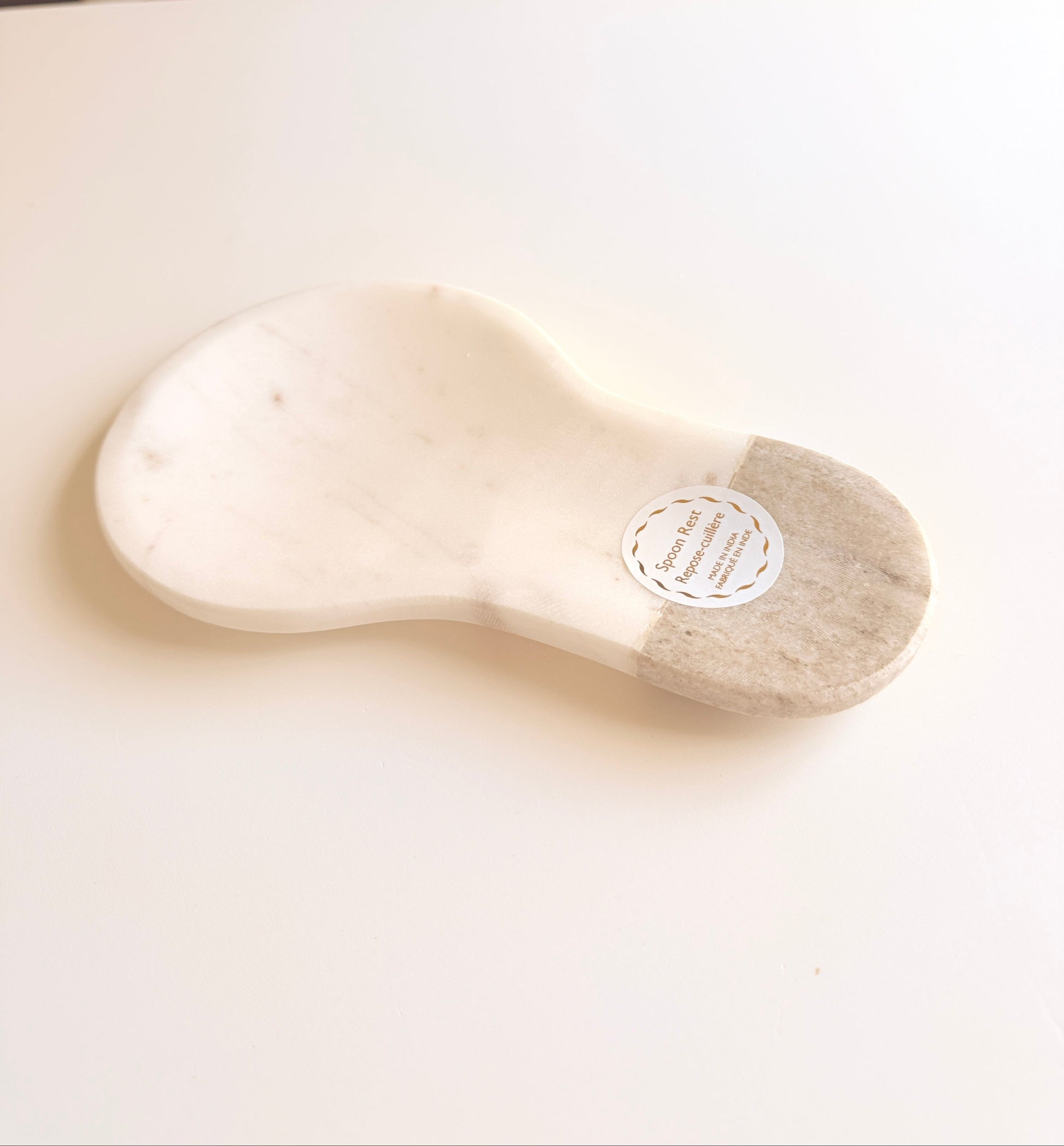 Kitchen Marble & Beige Stone Spoon Rest | Natural Stone - Rustike Home