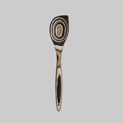 Serving Wood Utensils "Beige-Black" Handles