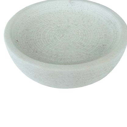 White Marble Soap & Brush Holder