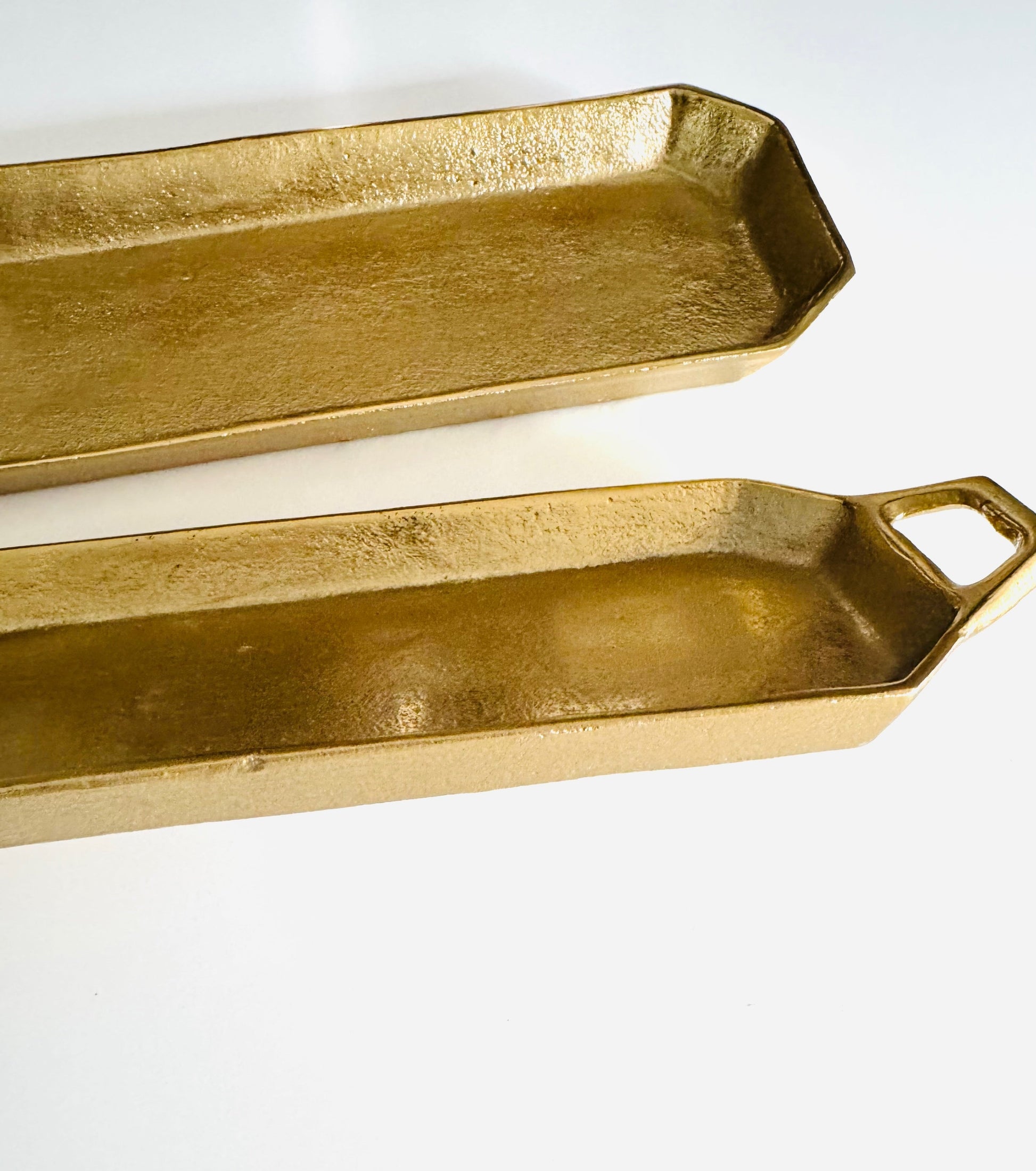 Gold Finish Trays | Home Decor - Rustike Home