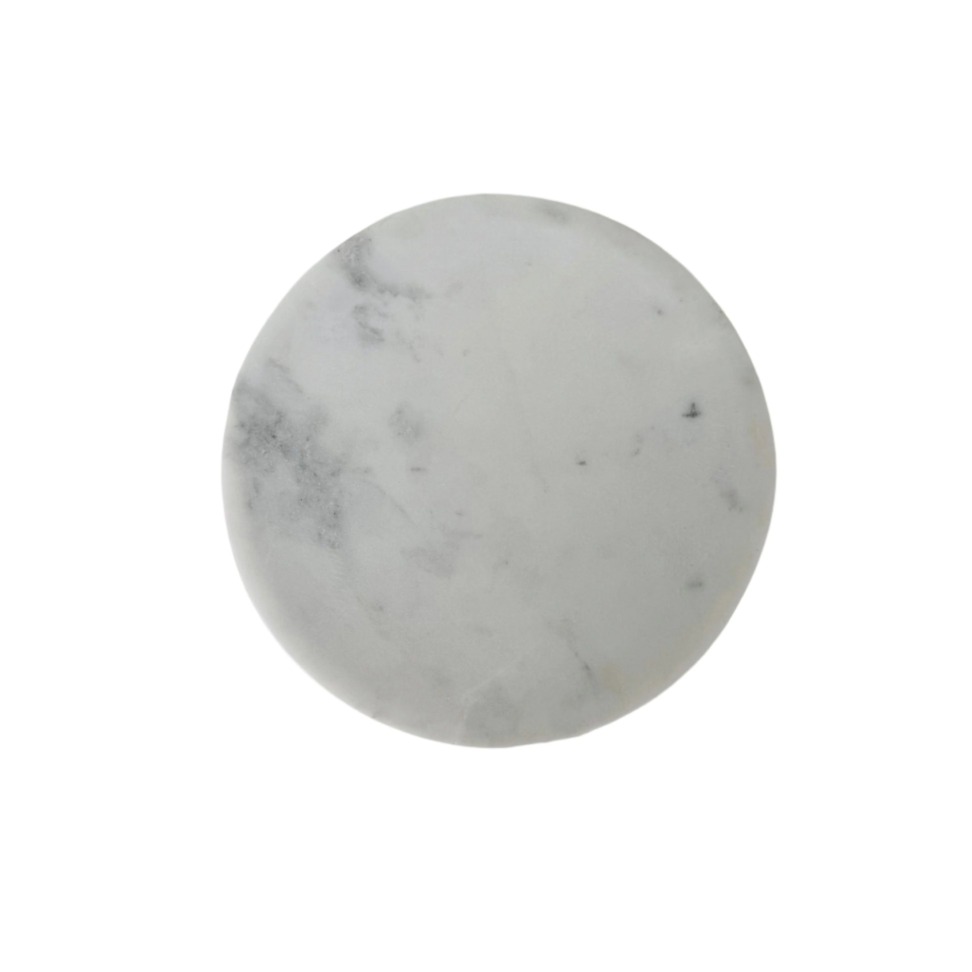 White Marbled Footed Trinket Tray, 8" | Home Art - Rustike Home