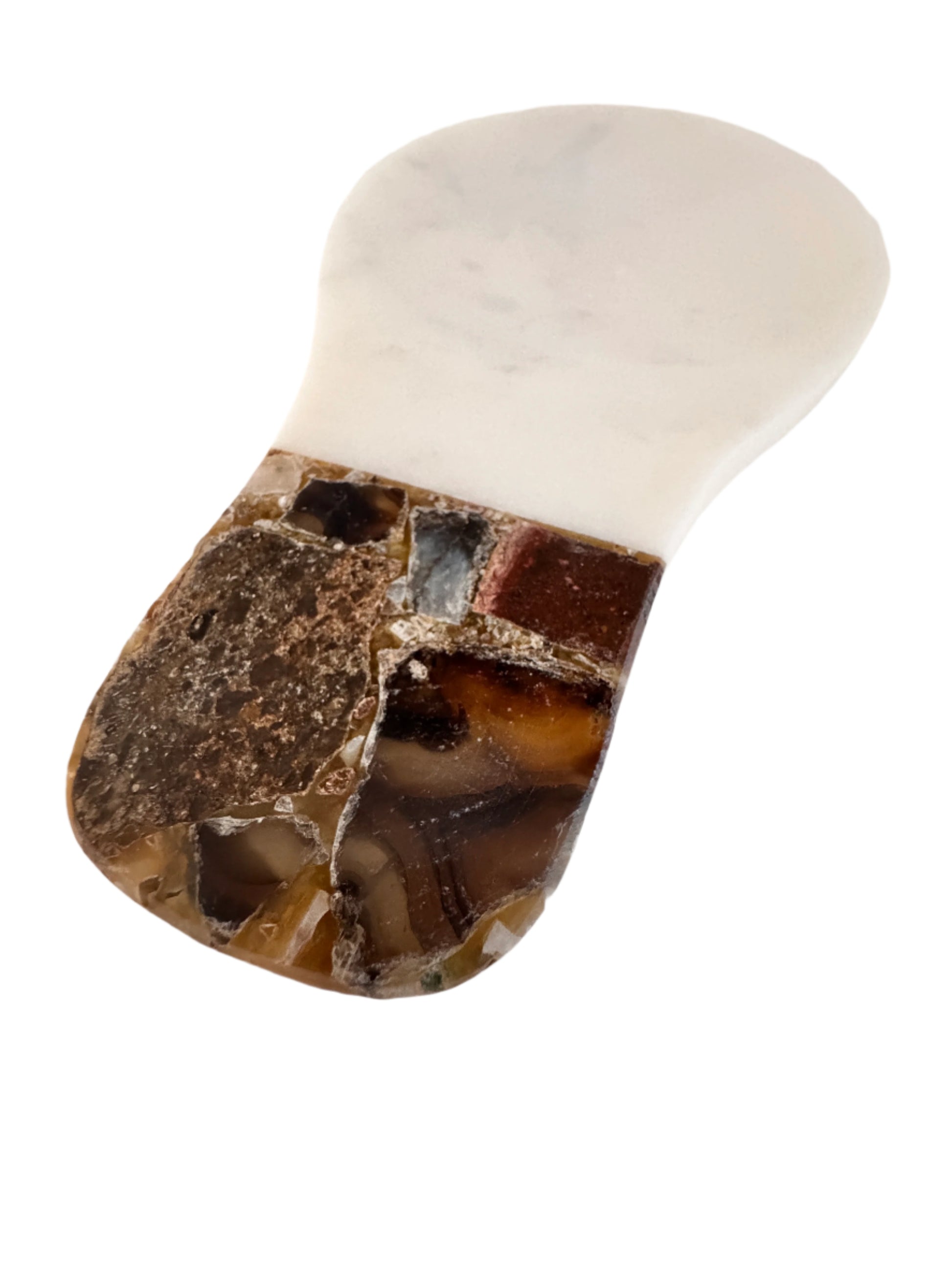 Kitchen Marble & Brown Stone Spoon Rest | Natural Stone - Rustike Home