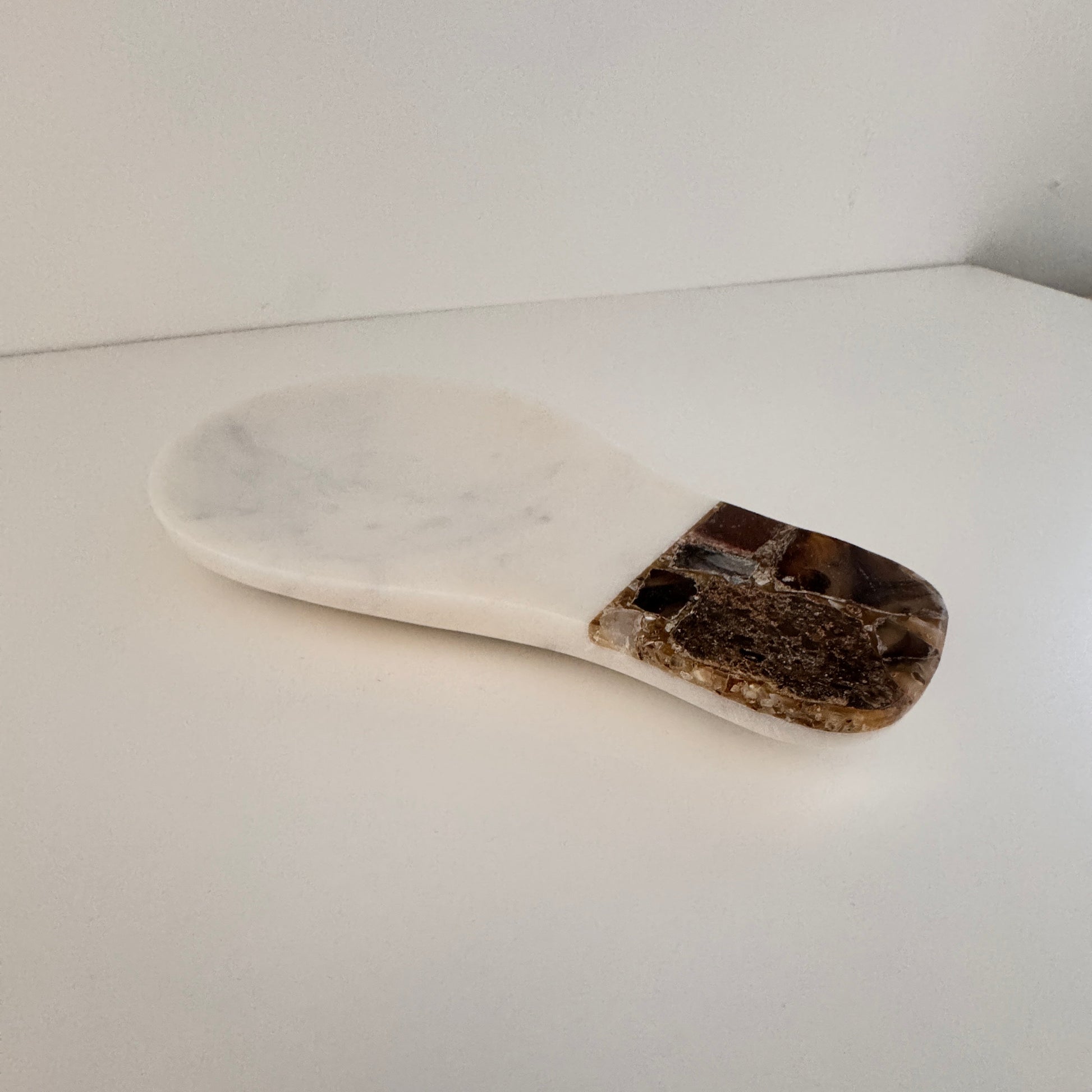 Kitchen Marble & Brown Stone Spoon Rest | Natural Stone - Rustike Home