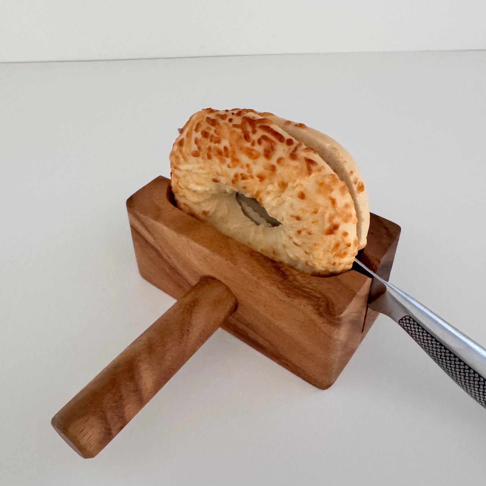 Ironwood Acacia Wood Bagel Miter - Rustike Home