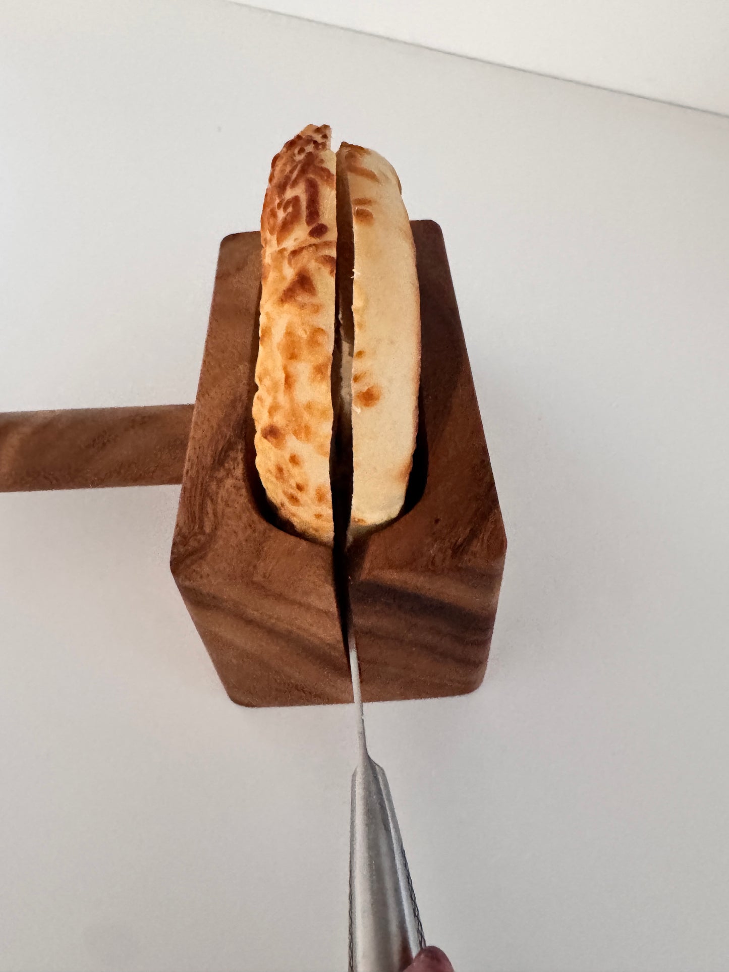 Ironwood Acacia Wood Bagel Miter - Rustike Home