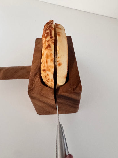 Ironwood Acacia Wood Bagel Miter - Rustike Home