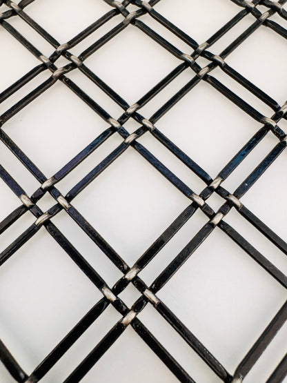 Antique Silver "Calgary" Decorative Wire Mesh