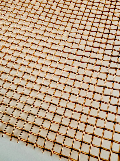 Mesh Bronze .028" Wire Dia "Vancouver" Decorative Wire Mesh