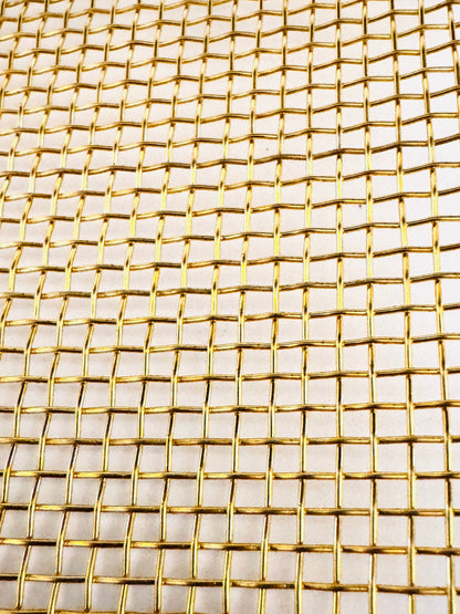 Mesh Brass .028" Wire Dia "Vancouver" Decorative Wire Mesh