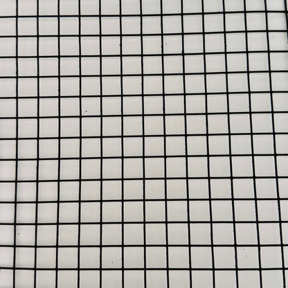 Square Black Wire 2" Wire Dia "Brantford" 19 Gauge Mesh - Rustike Home