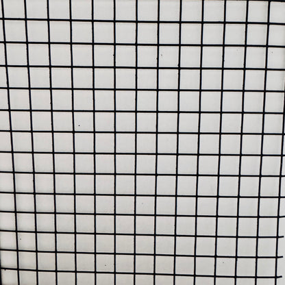 Square Black Wire 2" Wire Dia "Brantford" 19 Gauge Mesh - Rustike Home