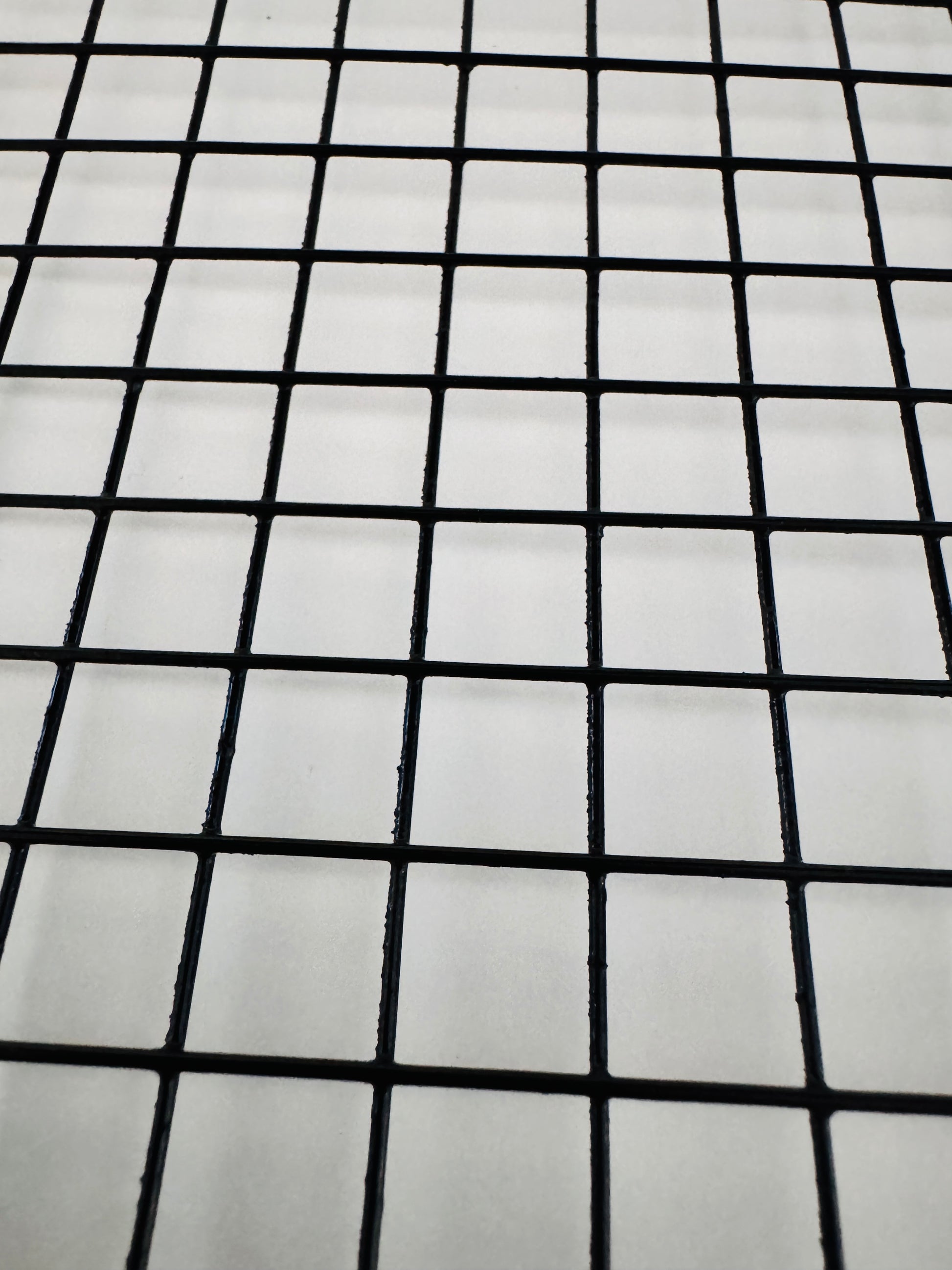 Square Black Wire 2" Wire Dia "Brantford" 19 Gauge Mesh - Rustike Home
