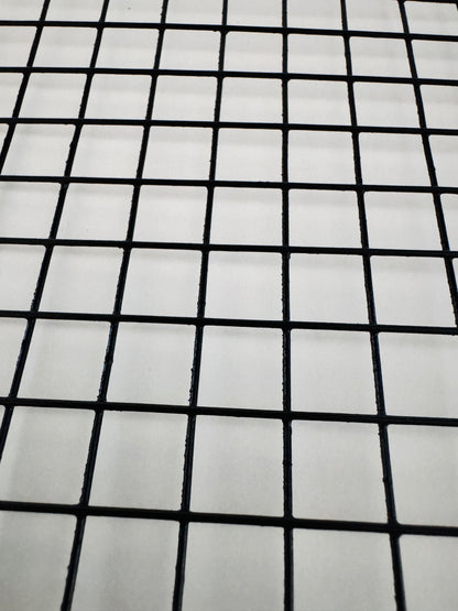 Square Black Wire 2" Wire Dia "Brantford" 19 Gauge Mesh - Rustike Home