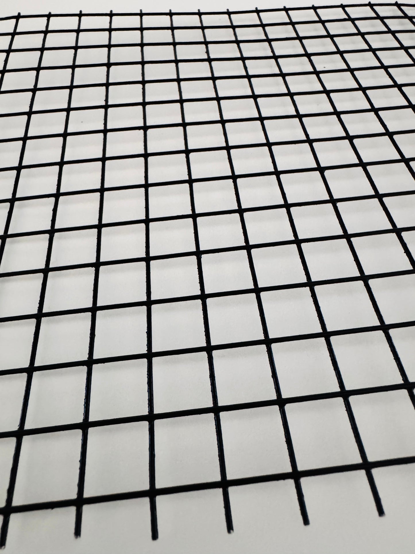 Square Black Wire 2" Wire Dia "Brantford" 19 Gauge Mesh - Rustike Home