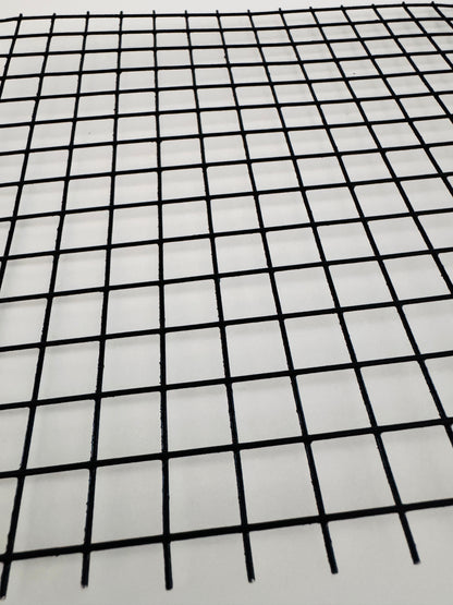 Square Black Wire 2" Wire Dia "Brantford" 19 Gauge Mesh - Rustike Home