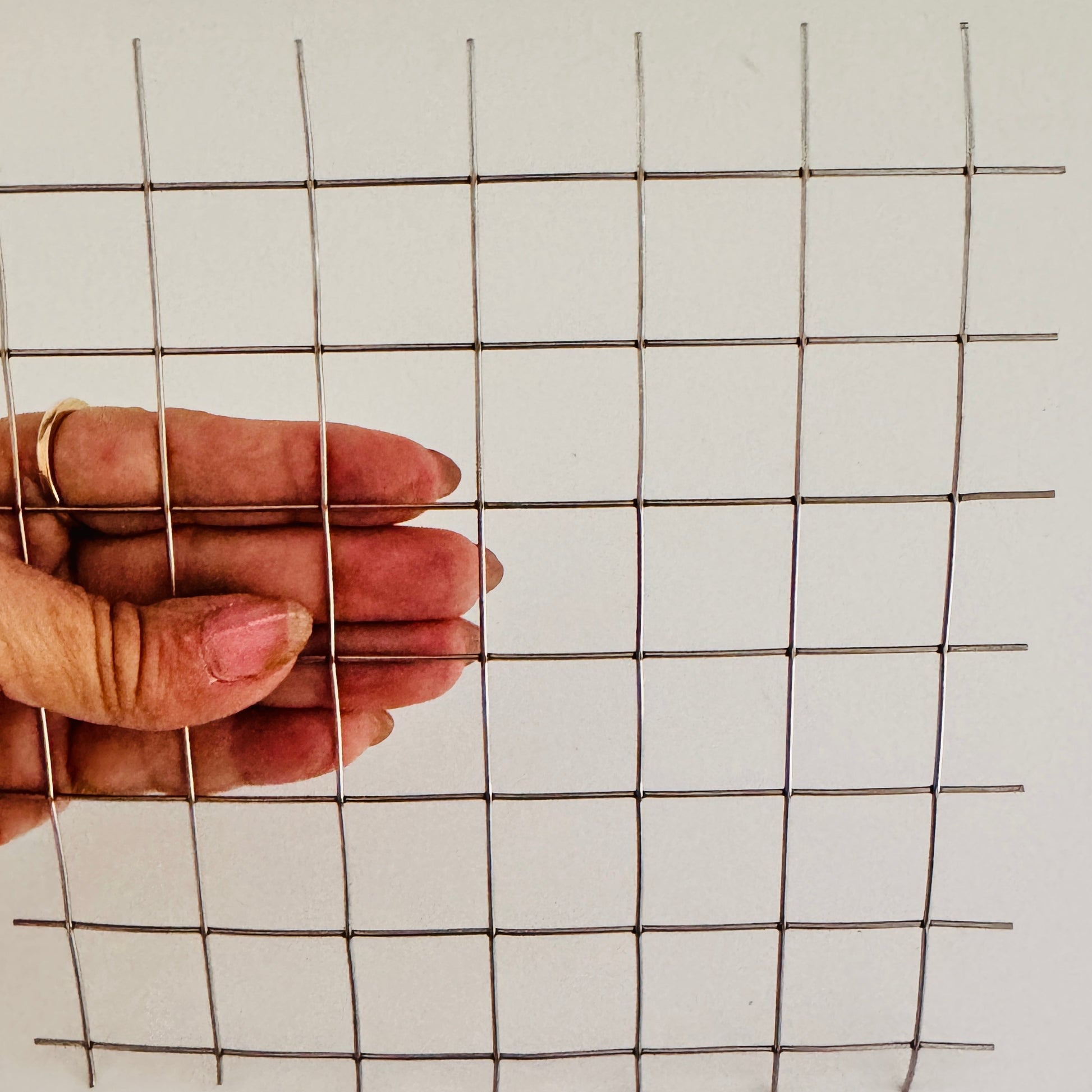 Square Stainless Steel Wire 1" Wire "Winnipeg" 18 Gauge Mesh - Rustike Home
