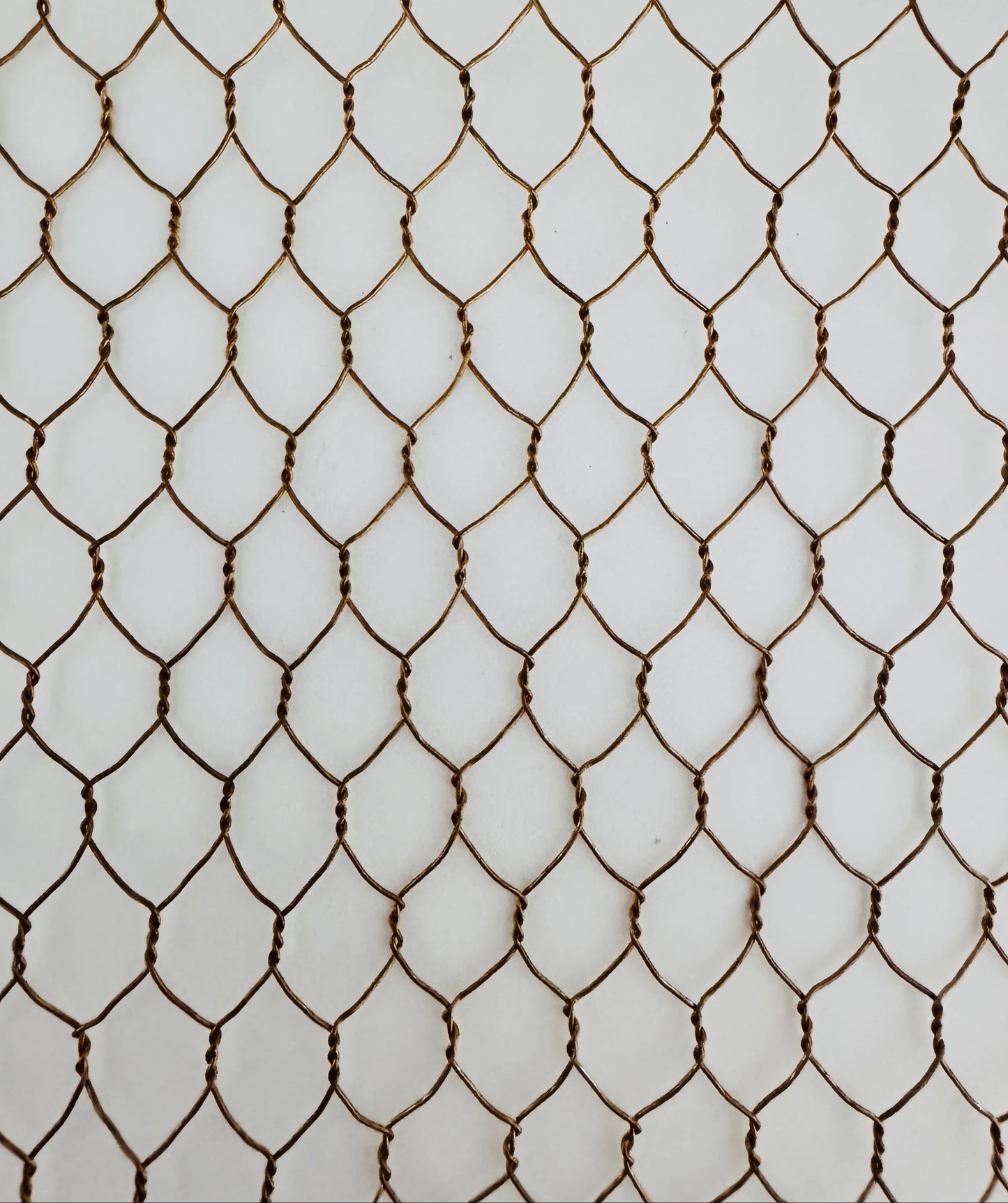 Hexagon Bronze Wire 1/2" Wire Dia "Hamilton" 22 Gauge Mesh