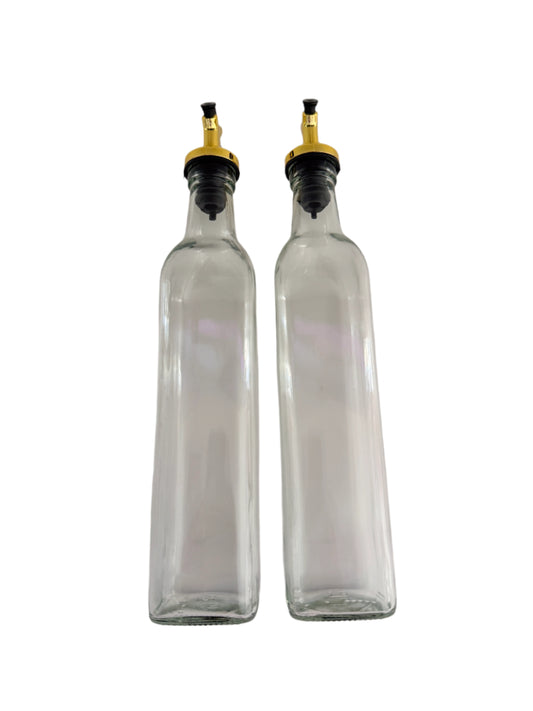 Oil+Vinegar Bottle Glass Set | Home Decor