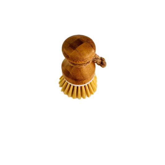 Mini Dish Soap Scrub "Bamboo" Brush for Kitchen | Home Decor