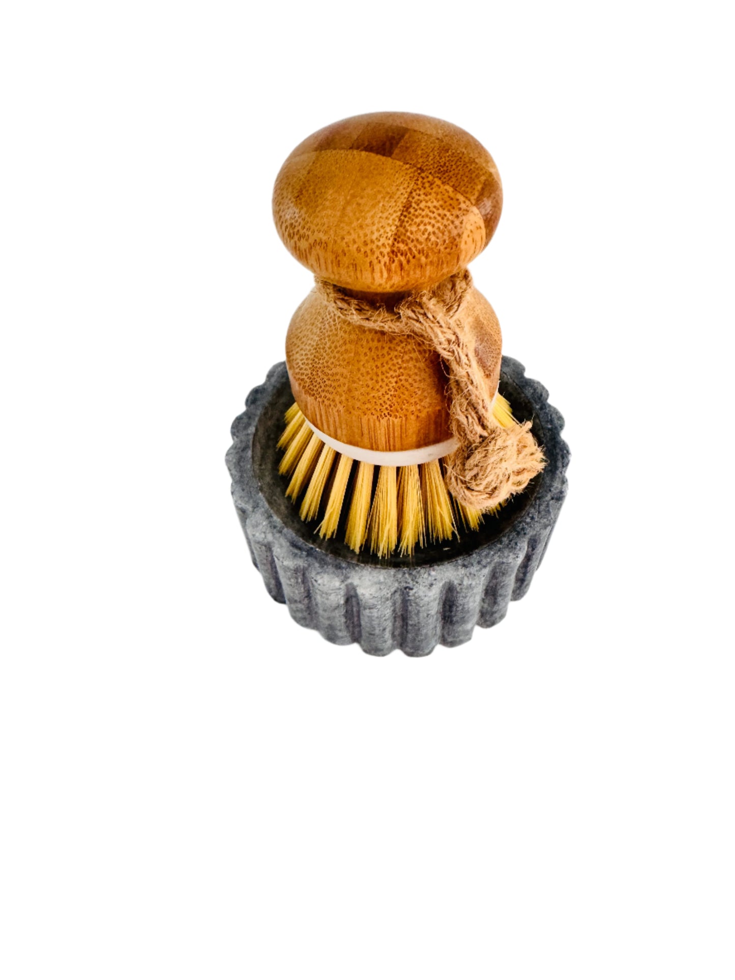 Mini Dish Soap Scrub "Bamboo" Brush for Kitchen | Home Decor