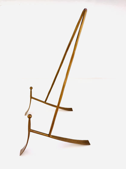 Dual Arm Brass Easel Stand| Home Decor