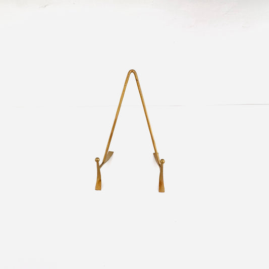 Dual Arm Brass Easel Stand| Home Decor
