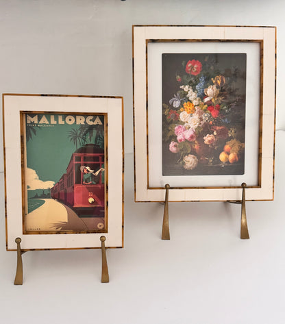Dual Arm Brass Easel Stand| Home Decor