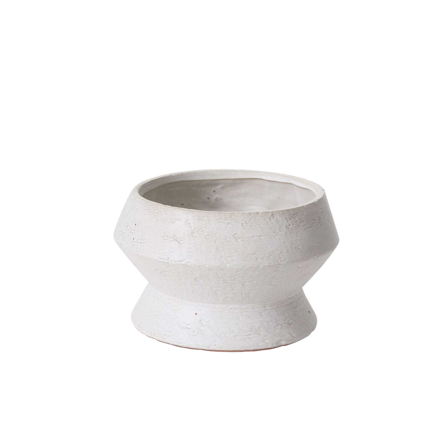 Round Natural "Prom" Footed Compote Planter for Home Decor - Rustike Home
