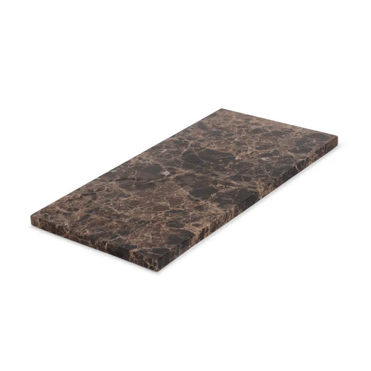 Brown Natural Marble Rectangle Tray Plateau