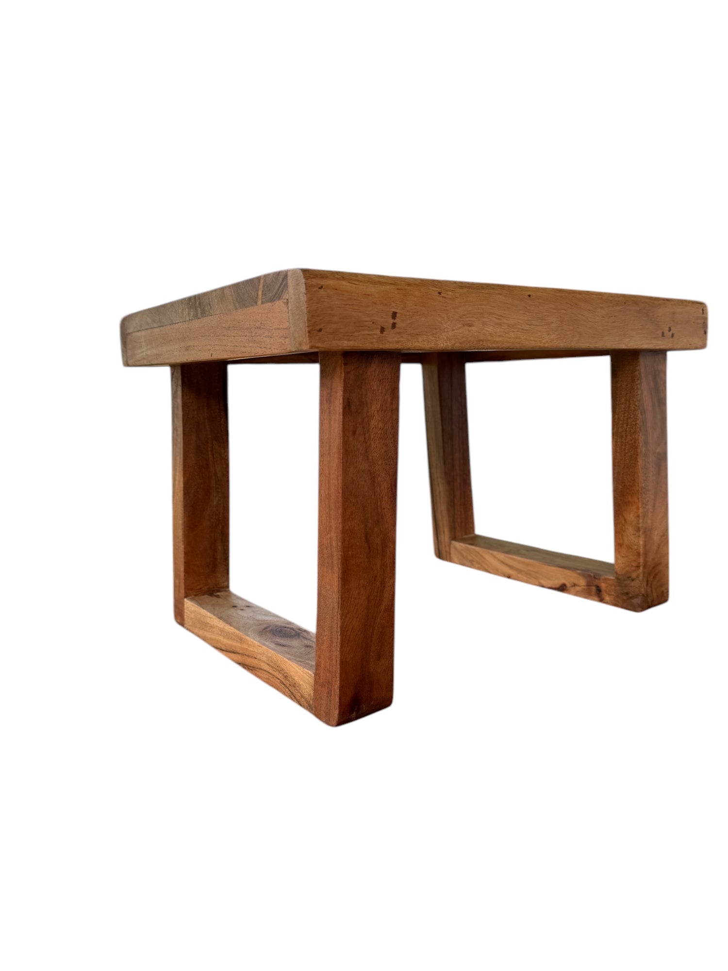 Vintage Rustic Decorative Black Wood Bench Furniture - Rustike Home