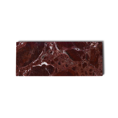 Red Natural Marble Rectangle Tray Plateau - Rustike Home