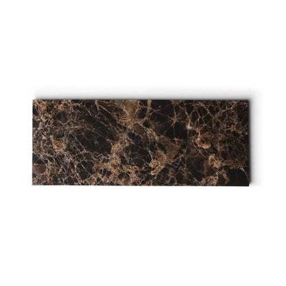 Brown Natural Marble Rectangle Tray Plateau