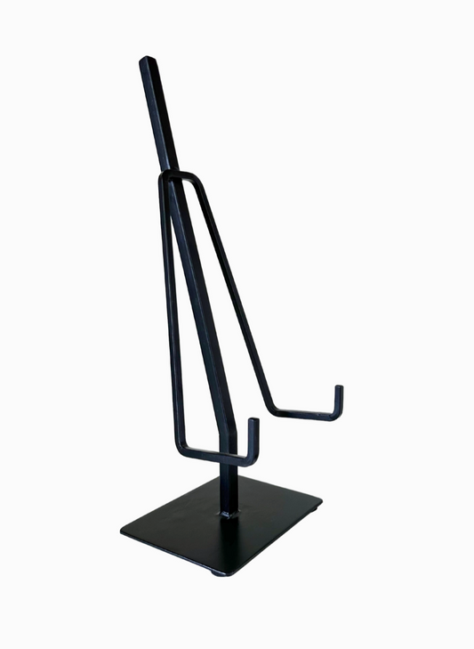 Dual Arm Black Iron Easel | Home Decor - Rustike Home