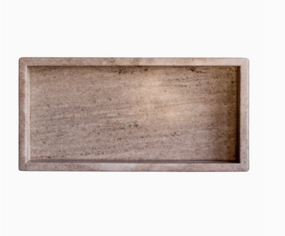 Hand Cut Natural Stone Tray - Rustike Home