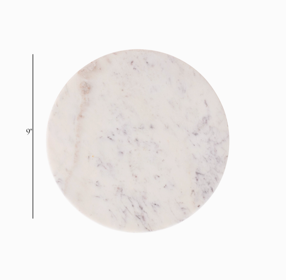 Handcrafted Natural 9" Marble Riser - Rustike Home