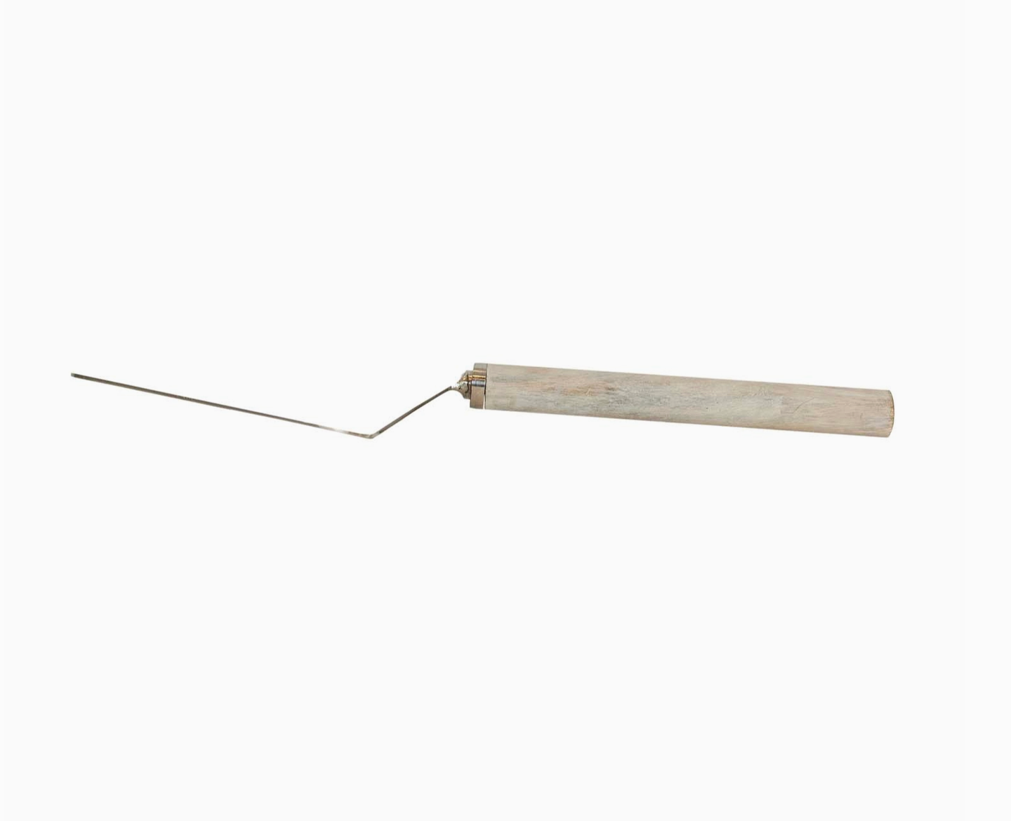 Whitewashed Wood Handle Metal Serving Spatula Utensils - Rustike Home
