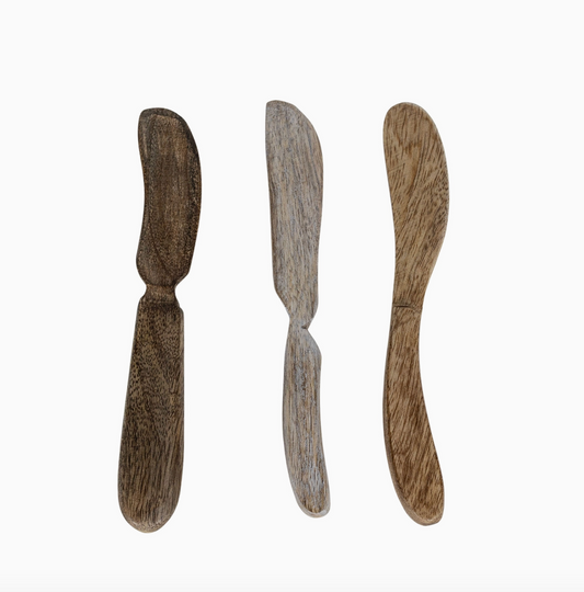 Wood Serving Spreaders in Set of 3 Colors - Rustike Home