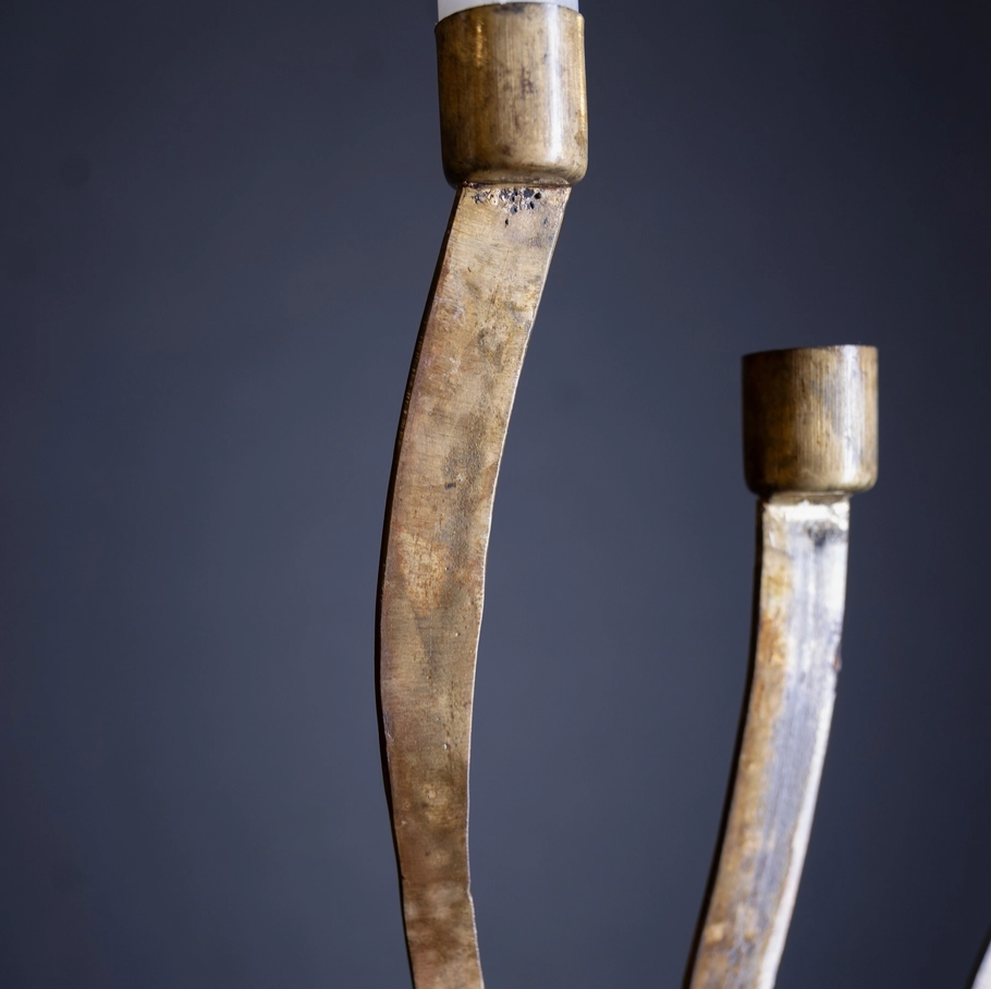 Candle Holder Med Old Brass|Home Decor - Rustike Home