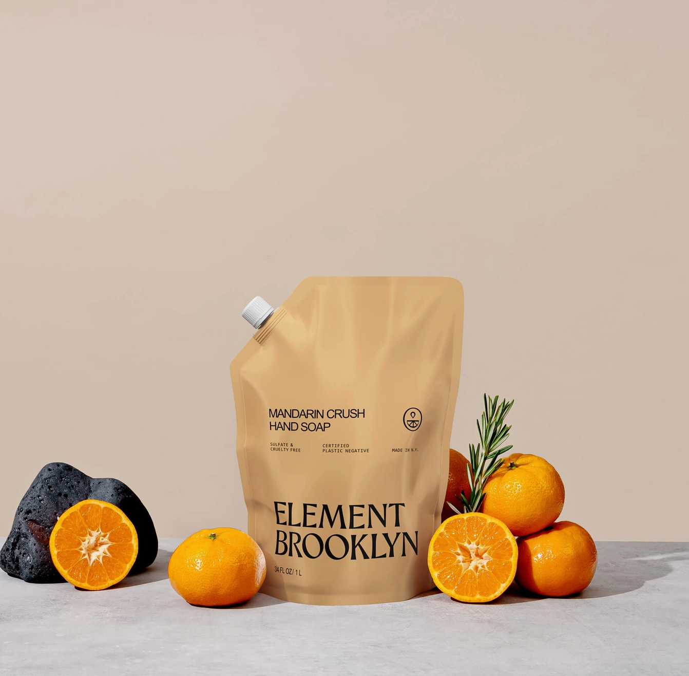 Element Brooklyn Mandarin Crush Hand Soap & Hand and Body Cream - Rustike Home