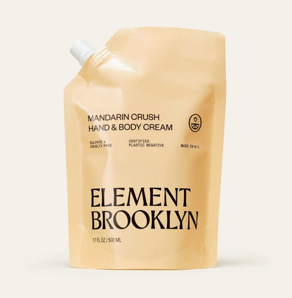Element Brooklyn Mandarin Crush Hand Soap & Hand and Body Cream - Rustike Home