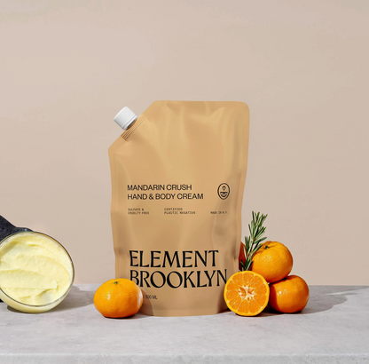 Element Brooklyn Mandarin Crush Hand Soap & Hand and Body Cream - Rustike Home